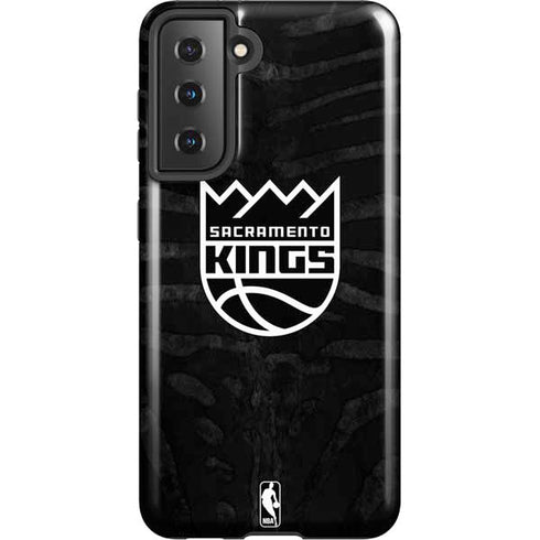 NBA Sacramento Kings Animal Print Galaxy S21 5G Pro Case