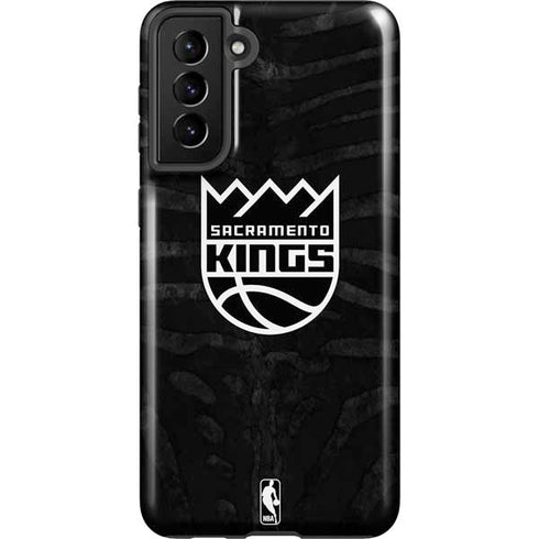NBA Sacramento Kings Animal Print Galaxy S21 FE Pro Case