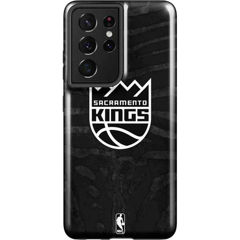 NBA Sacramento Kings Animal Print Galaxy S21 Ultra 5G Pro Case