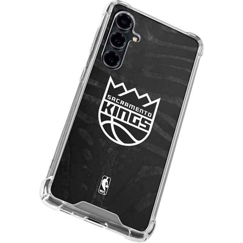 NBA Sacramento Kings Animal Print Galaxy S23 FE Clear Case