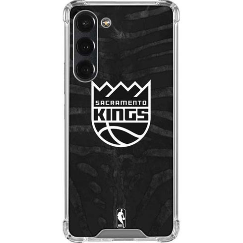 NBA Sacramento Kings Animal Print Galaxy S23 Plus Clear Case