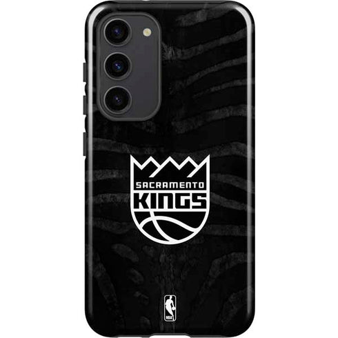 NBA Sacramento Kings Animal Print Galaxy S23 Plus Pro Case