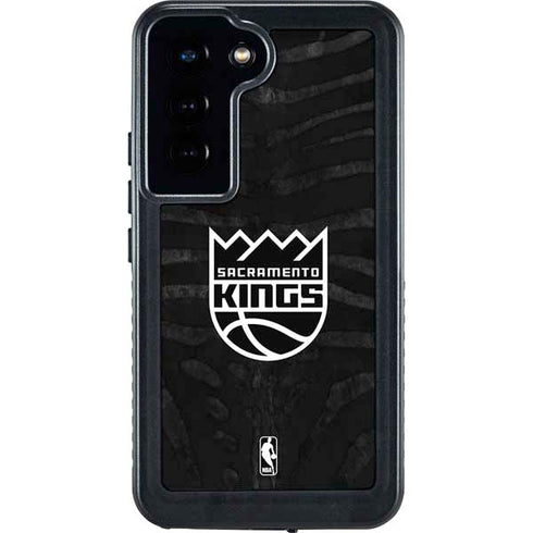 NBA Sacramento Kings Animal Print Galaxy S23 Waterproof Case