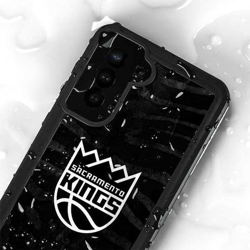 NBA Sacramento Kings Animal Print Galaxy S23 Waterproof Case