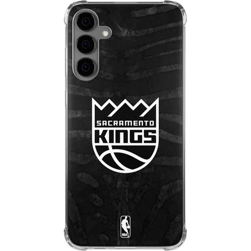 NBA Sacramento Kings Animal Print Galaxy S24 Plus Clear Case