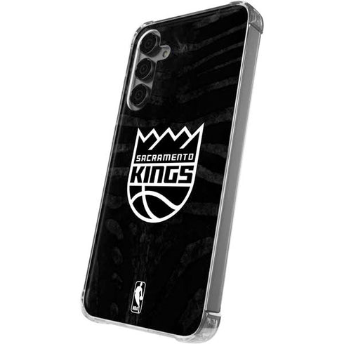 NBA Sacramento Kings Animal Print Galaxy S24 Plus Clear Case