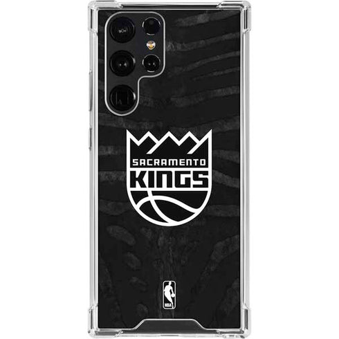 NBA Sacramento Kings Animal Print Galaxy S24 Ultra Clear Case