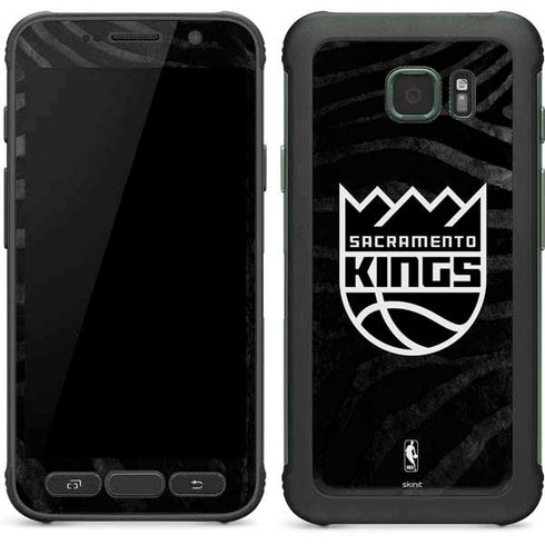 NBA Sacramento Kings Animal Print Galaxy S7 Active Skin