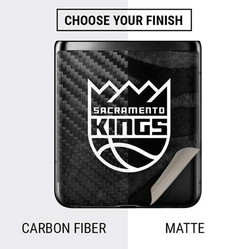 NBA Sacramento Kings Animal Print Galaxy Z Flip Skin