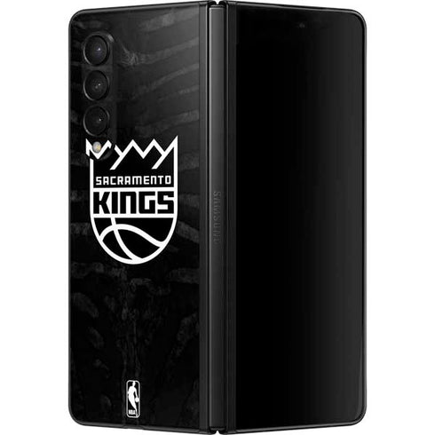 NBA Sacramento Kings Animal Print Galaxy Z Fold3 5G Skin