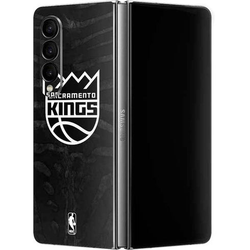 NBA Sacramento Kings Animal Print Galaxy Z Fold4 5G Skin