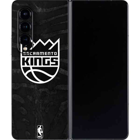 NBA Sacramento Kings Animal Print Galaxy Z Fold4 5G Skin