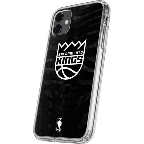 NBA Sacramento Kings Animal Print iPhone 11 Clear Case