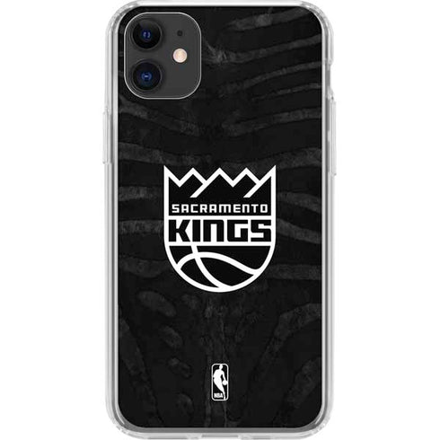 NBA Sacramento Kings Animal Print iPhone 11 Clear Case