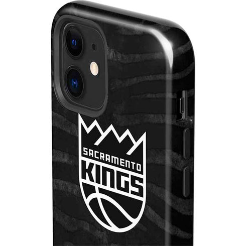 NBA Sacramento Kings Animal Print iPhone 12 Impact Case