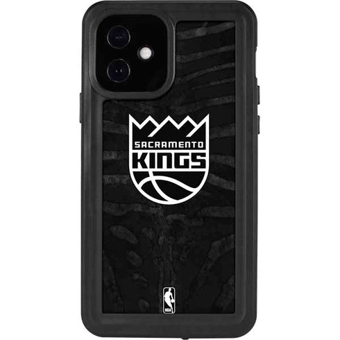 NBA Sacramento Kings Animal Print iPhone 12 Waterproof Case
