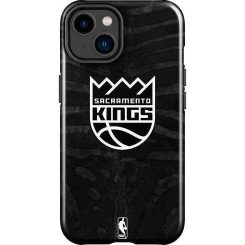 NBA Sacramento Kings Animal Print iPhone 15 Plus Impact Case