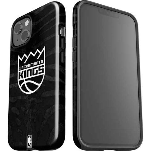 NBA Sacramento Kings Animal Print iPhone 15 Plus Impact Case
