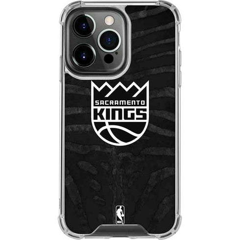 NBA Sacramento Kings Animal Print iPhone 15 Pro Clear Case