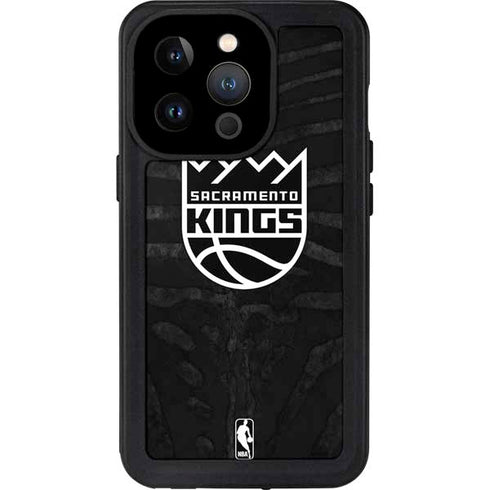 NBA Sacramento Kings Animal Print iPhone 14 Pro Waterproof Case