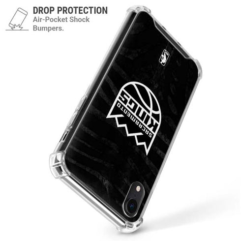 NBA Sacramento Kings Animal Print iPhone XR Clear Case
