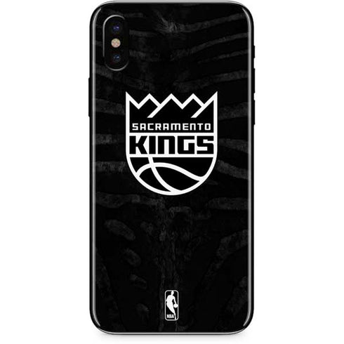 NBA Sacramento Kings Animal Print iPhone XS Skin