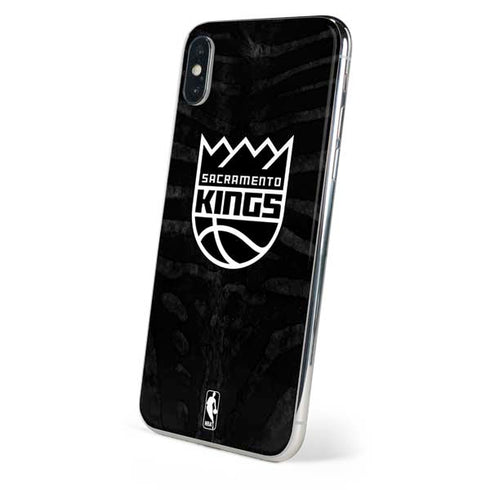 NBA Sacramento Kings Animal Print iPhone XS Skin