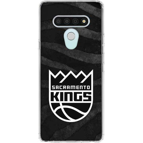 NBA Sacramento Kings Animal Print LG Stylo 6 Clear Case