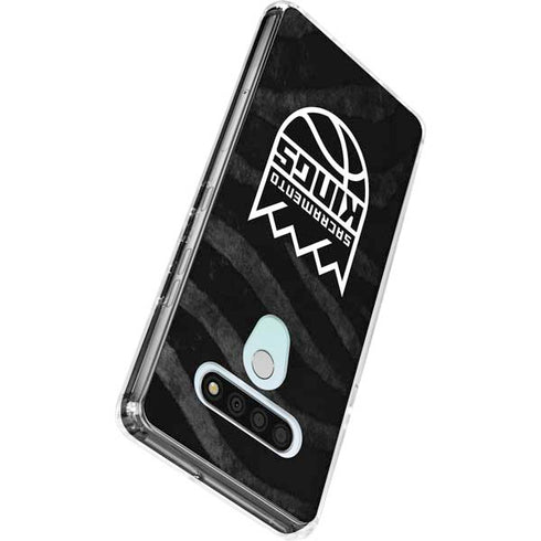 NBA Sacramento Kings Animal Print LG Stylo 6 Clear Case