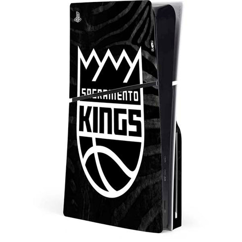 NBA Sacramento Kings Animal Print PS5 Slim Disk Console Skin