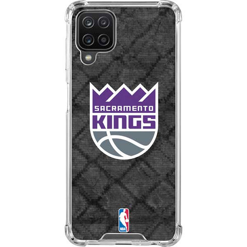 NBA Sacramento Kings Blast Rust Galaxy A12 Clear Case