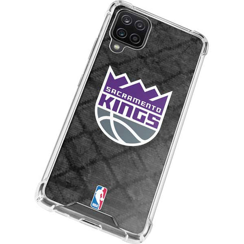 NBA Sacramento Kings Blast Rust Galaxy A12 Clear Case
