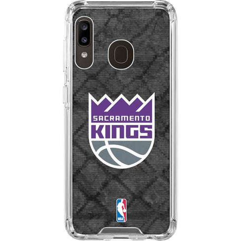 NBA Sacramento Kings Blast Rust Galaxy A30 Clear Case