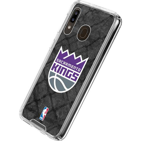 NBA Sacramento Kings Blast Rust Galaxy A30 Clear Case