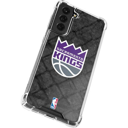 NBA Sacramento Kings Blast Rust Galaxy S21 FE Clear Case
