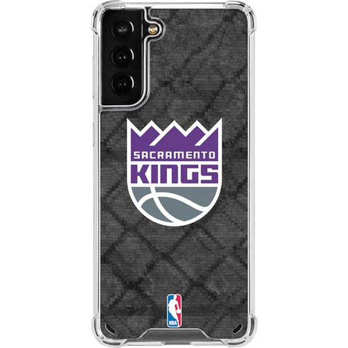 NBA Sacramento Kings Blast Rust Galaxy S21 Plus 5G Clear Case