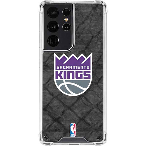 NBA Sacramento Kings Blast Rust Galaxy S21 Ultra 5G Clear Case