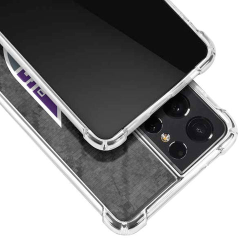 NBA Sacramento Kings Blast Rust Galaxy S21 Ultra 5G Clear Case