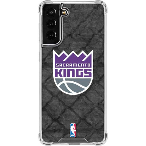 NBA Sacramento Kings Blast Rust Galaxy S22 Plus Clear Case