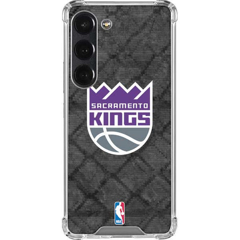 NBA Sacramento Kings Blast Rust Galaxy S23 Clear Case