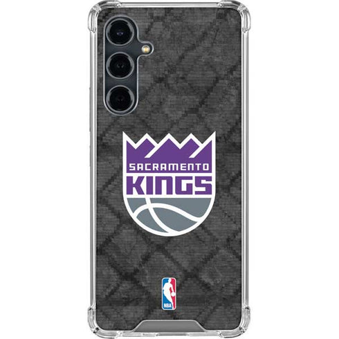 NBA Sacramento Kings Blast Rust Galaxy S23 FE Clear Case