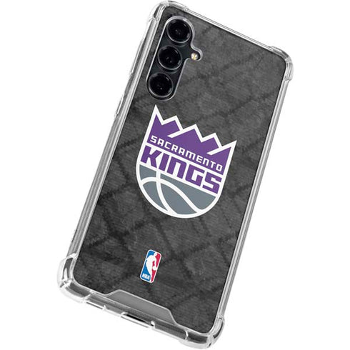 NBA Sacramento Kings Blast Rust Galaxy S23 FE Clear Case
