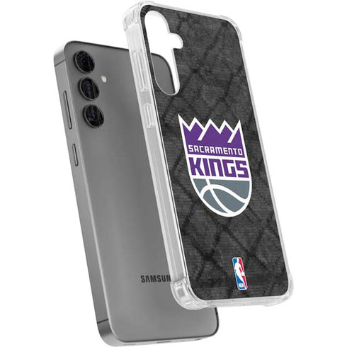 NBA Sacramento Kings Blast Rust Galaxy S24 Plus Clear Case