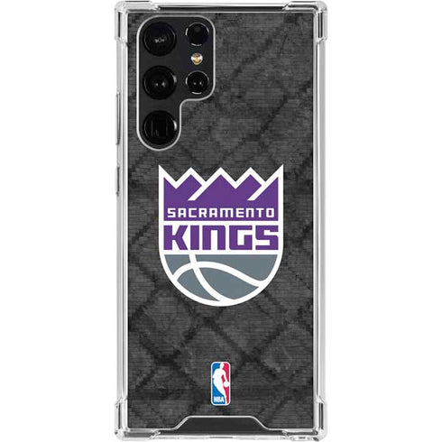 NBA Sacramento Kings Blast Rust Galaxy S24 Ultra Clear Case