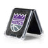 NBA Sacramento Kings Blast Rust Galaxy Z Flip5 5G Clear Case