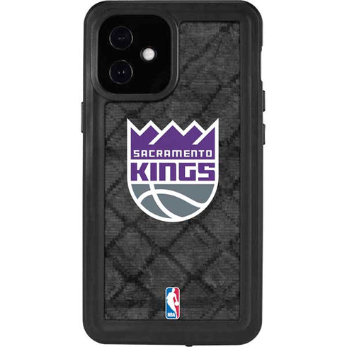 NBA Sacramento Kings Blast Rust iPhone 12 Mini Waterproof Case
