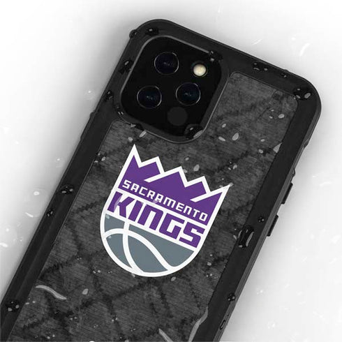 NBA Sacramento Kings Blast Rust iPhone 12 Pro Waterproof Case