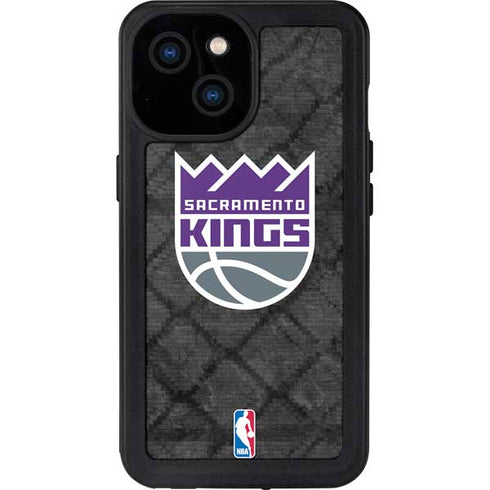 NBA Sacramento Kings Blast Rust iPhone 13 Mini Waterproof Case