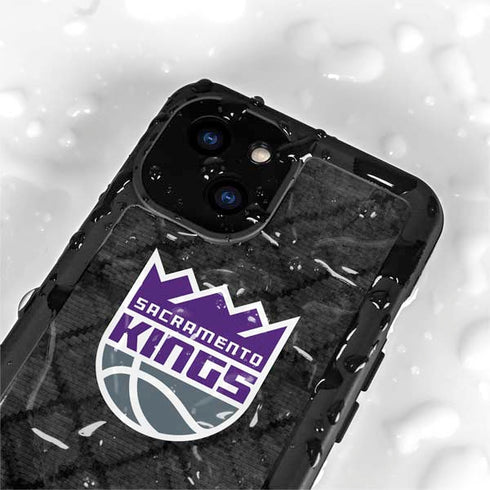 NBA Sacramento Kings Blast Rust iPhone 13 Mini Waterproof Case