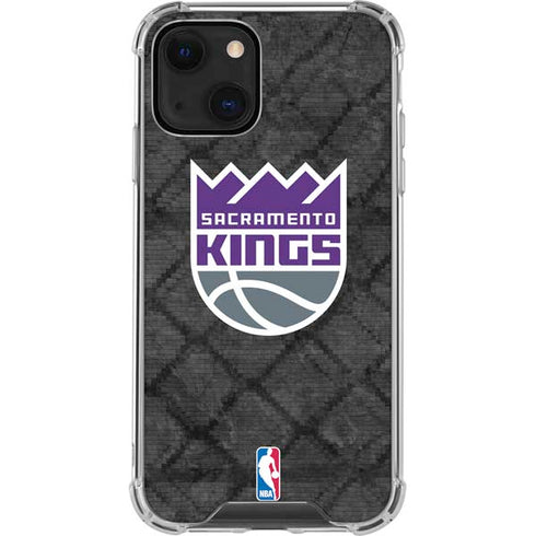 NBA Sacramento Kings Blast Rust iPhone 14 Clear Case